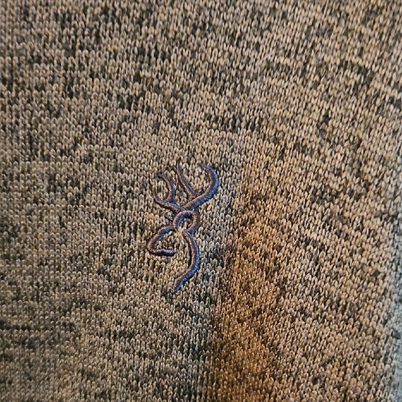 Browning Olive Zip-Up Sweater - Picture 2 of 6